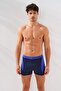 Piece Men's Shorts Swimsuit Navy Blue231705