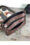 Genuine Leather Medium Size Adjustable Cross Strap Women's Shoulder Bag Brown 25*21*7 Cm - 3