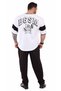 Relaxed Fit Sports T-Shirt White Bodybuilding Cardio Rag-Top T-Shirt 3272 - 3