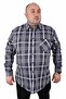 Large Size Men's Pocket Shirt Milagro 23370 Black
