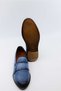 Men's Blue Buckle Detailed Classic Shoes 37201 41 - 4