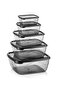 5-Piece Food Pulses Storage Container Set (2500ml, 1500ml, 900ml, 500ml, 250ml) - 2