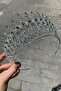 تاج الزفاف موديل Henna باللون الفضي - 2