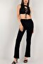 Women's Selana Black Lycra Extra High Waist Flared Jeans - 4