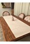 عداء أصلي من الكتان الطبيعي المسطح مقاس 40x250