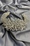 Light Gray Pollux Crystal Stone Henna and Bridal Crown - 3