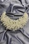 Ecru Pollux Crystal Stone Henna and Bridal Crown - 2