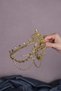 Honey-Colored Hürrem Bride Henna Crown - 7