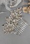 Bridal Buckle Comb Buckle for Wedding, Engagement, Promise 1 Piece - 4