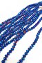 Plated Sax Blue Crystal Bead 6 Mm - 2