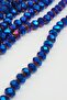 Plated Sax Blue Crystal Bead 6 Mm - 3