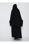 One Piece Needle Whole Hijab Women's Abaya with Veil Model 48-50