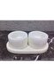 White Marble Spice Jar Set of 3