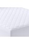 Double Bed Protector, Quilted Fitted Mattress Pad and Quilted Pillow Pad, 2 Pieces - 2