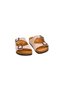 Genuine Leather Powder Children's Slippers - 4