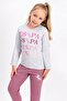 Licensed Girl's Pajama Set - 2