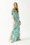 Tropical Pattern Summer Blouse and Trousers Set, Summer Cropped Two-Piece Set, Beach Set Beachwear Resortwear - 5