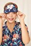 New Season Short Sleeve Front Buttoned Woven Viscose Fabric Shirt-pants 2-Piece Women's Pajamas Set - 5