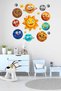Space and Planets Concept Wooden Set Baby Kids Bedroom Decoration - 4