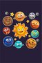 Space and Planets Concept Wooden Set Baby Kids Bedroom Decoration - 8
