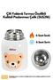300ml Steel Thermos Children's Flask with Cute Animals Plush Cover and Neck Strap - 6