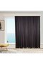 New Model, Patternless, Black Color, Wrinkle-Free, Leaded Skirts, 1-2.5 Pleats, Latest Fashion Tulle Curtain
