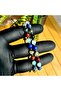 Libra Natural Stone Bracelet > Lapis Lazuli - White Opal - Mahogany Obsidian - Prehnite - 8