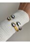 Steel Gold Snakey Spiral Snake Clamp - Does not blacken- - 3