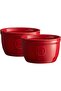 Oven Dish Ramekin No.9 Burgundy 2'l Set Red/burgundy