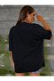 Women's Green Angel Printed Oversized Tshirt - 2