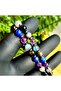 Sagittarius Natural Stone Bracelet > Amethyst - Lapis Lazuli - Gold Obsidian - Labrodite - 6