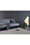 Grace Scandinavian Pattern High Low Knitted Pattern Black Gray Carpet Rug - 4