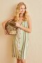 100% Viscose Woven Fabric with Front Button Midi Length Summer Dress Beachwear Resortwear - 5