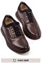 Genuine Leather, Laceless, Special for Scalloped Feet, Anatomical Men's Shoes