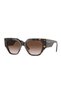 5409s W656/13 52 Women's Brown Slanted Frame Sunglasses