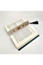 Rumi Pattern Printed, Tasseled Bookmark (gift Bookmark, bookmark-126) - 2