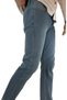 Men's Ice Blue Dobby Slim Fit Button Closure Lycra Jeans with Watch Pockets