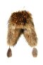 قبعة شتوية من الجلد الطبيعي Ushanka للنساء - 2