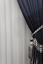 New Model Chain Patterned Wrinkle-Free Skirts with Leaded 1-2.5 Pleats Latest Fashion Tulle Curtain - 2