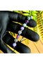 Aquarius Natural Stone Bracelet > Fluorite - Amethyst - Labrodite - Angelite (HANDMADE DESIGN PRODUCTS) - 4