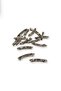 5 Cm Silver Automatic Knitting Buckle Attachment - Metal Clip - Design Buckle Attachment - 5 Pieces