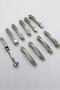 5 Cm Silver Automatic Knitting Buckle Attachment - Metal Clip - Design Buckle Attachment - 10 Pieces - 4