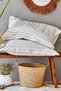 Lavero Light Gray 100% Cotton Double Duvet Cover Set - 6