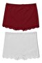 2-Piece Cotton Lace Women's Tights Shorts