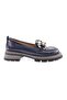 4000 Women's Crystal Buckle Loafer Shoes