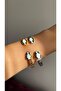 Steel Gold Snakey Spiral Snake Clamp - Does not blacken- - 5