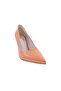 Women's Pointed Toe Thin Heeled Shoes Orange 24333379 - 2