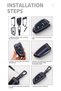 Bmw G X Series Zinc Metal Keychain - A Quality Black Color Car Keychain - 4