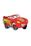 1 Year Old Lightning Mcqueen Themed Balloon Chain Set (Lightning Car Foil Red Black Yellow Balloon) - 2
