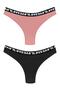 2-Piece Love Elastic Brazilian Women's Panties